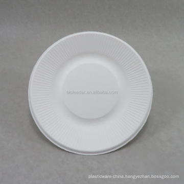 Eco-friendly oval dinner paper plate